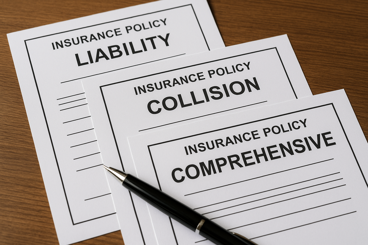 Liability, Collision, Comprehensive: What Each Policy Really Covers
