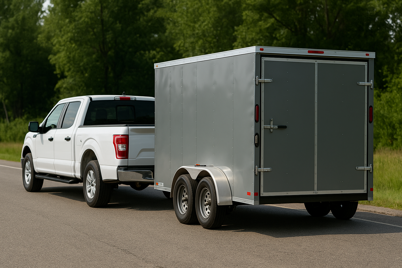 Towing a Trailer: Weight Distribution, Mirrors, and Braking