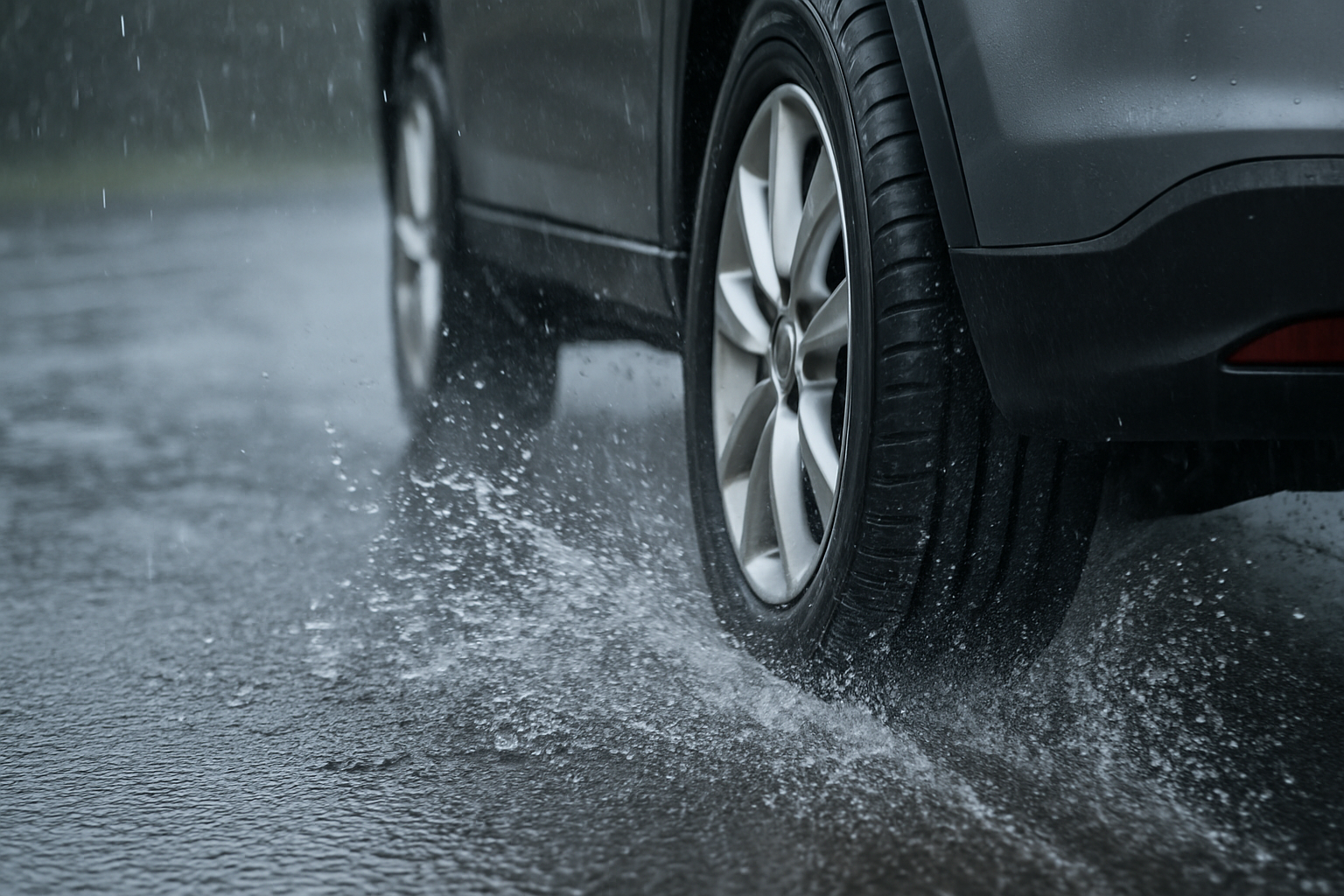 Wet-Road Handling: Braking and Hydroplaning Recovery